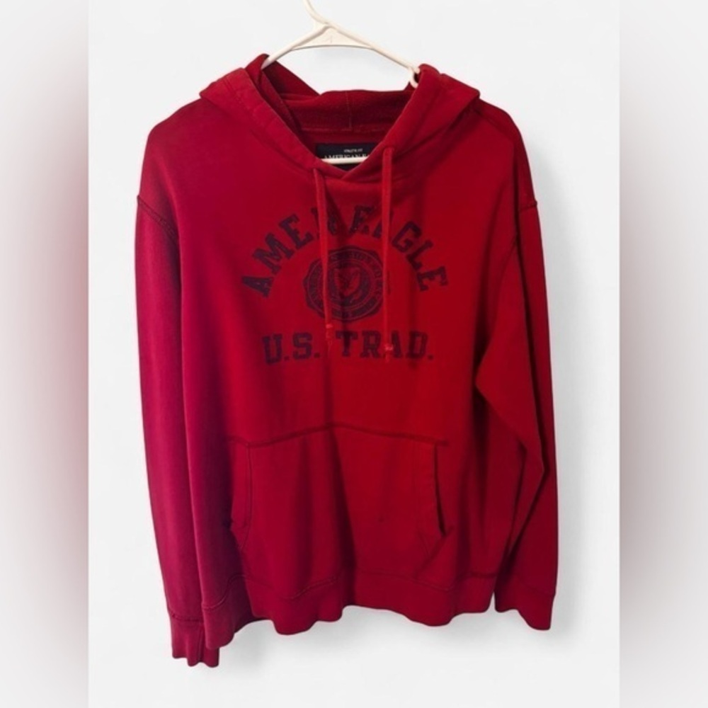 American Eagle Y2K Vintage hoodie with black lettering made in 2013